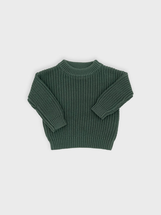 Petit Co. - Forest Chunky Knit Jumper