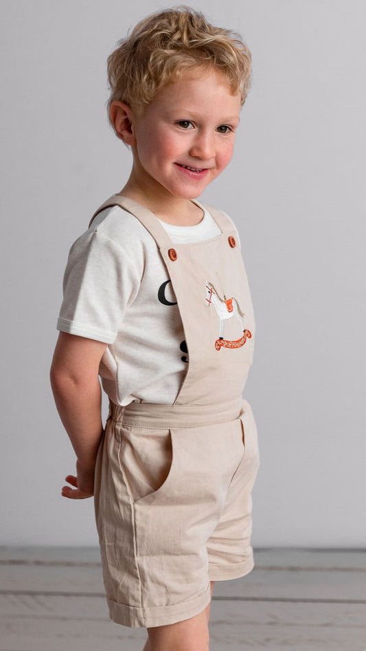 Bencer & Hazelnut - Rocking Horse Overalls