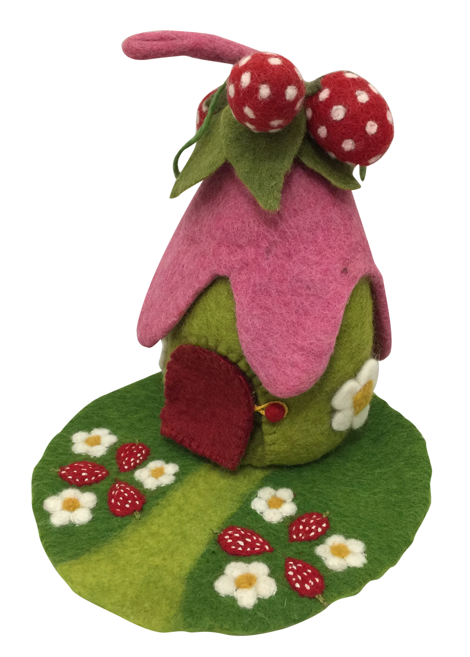 Papoose Toys - Strawberry House and Mat