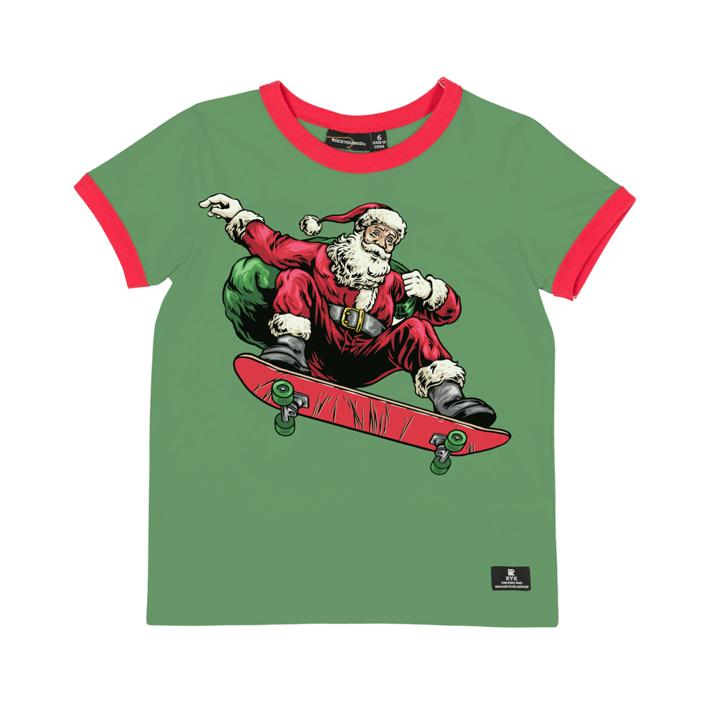 Rock Your Baby - Merry Skatemas - T-Shirt