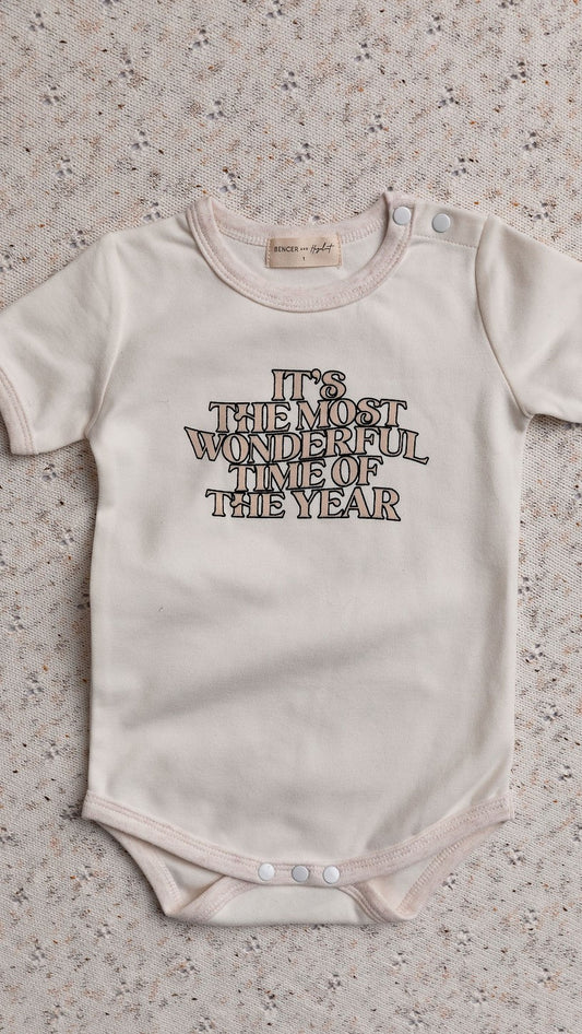 Bencer & Hazelnut - Most Wonderful time of the Year - Tee/Bodysuit - Neutral