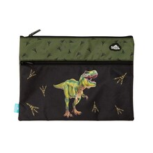 A4 Twin Zip Pencil Case - Dinosaur Discovery