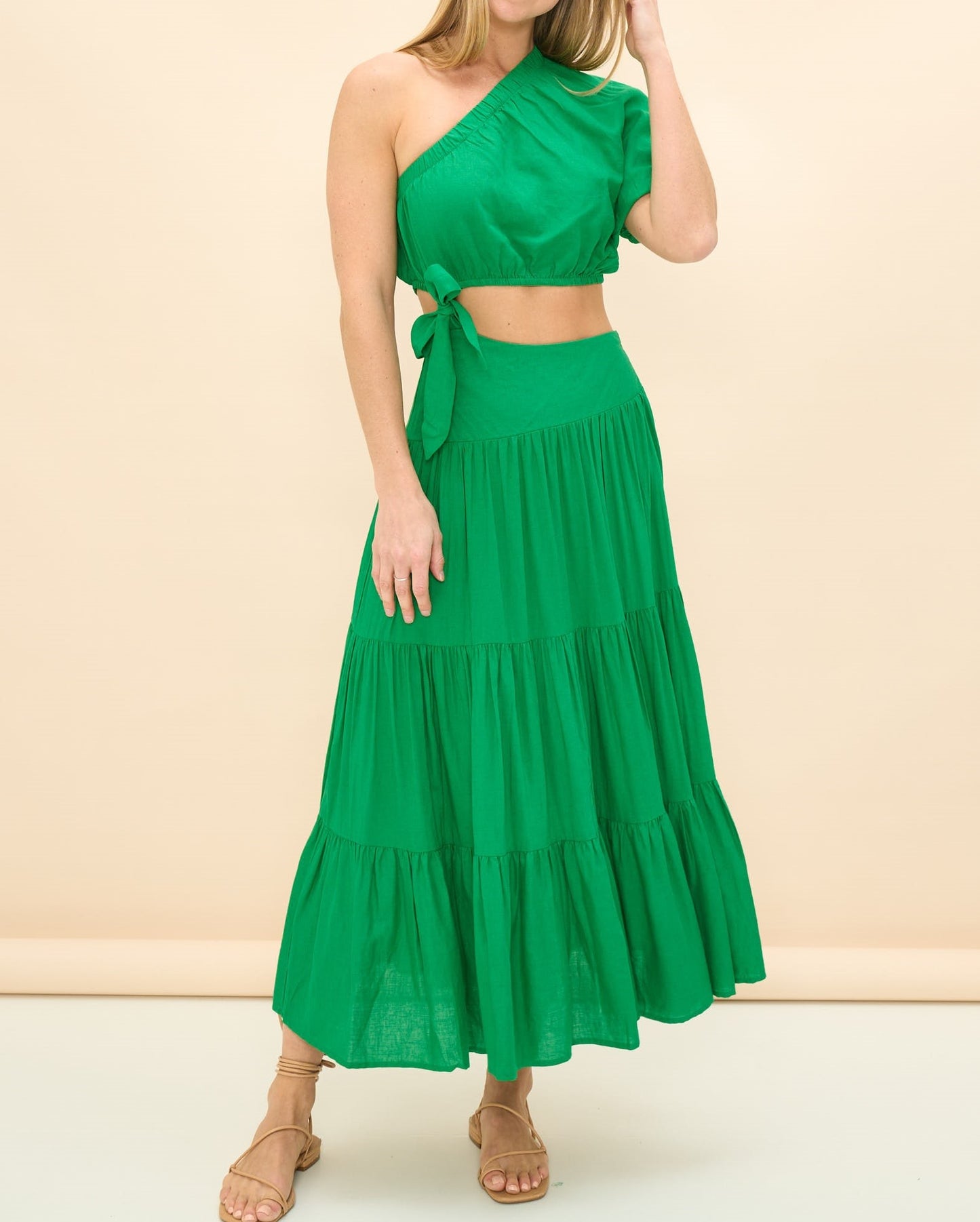 Wits the Label - One Shoulder Dress - Green