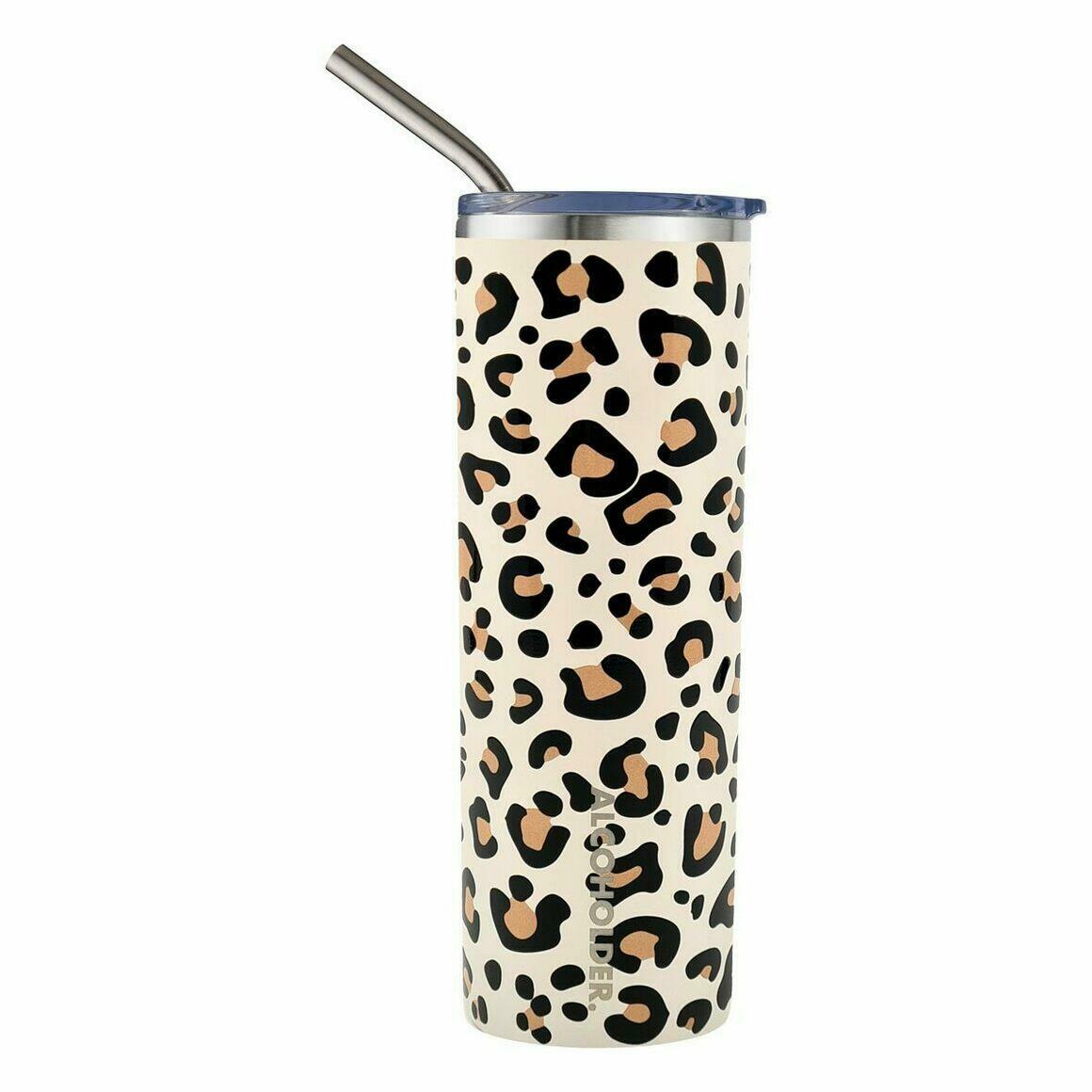 SKNY Slim Insulated Tumbler - Leopard